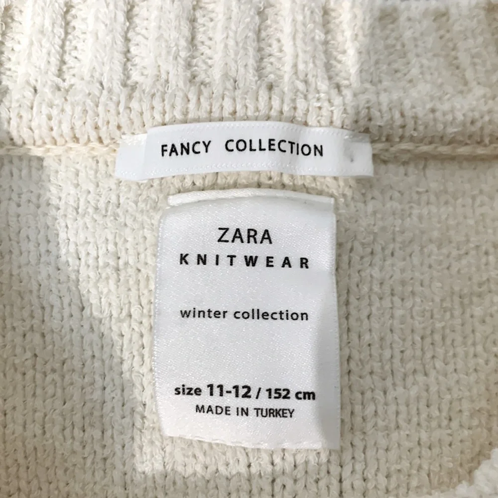 Zara Fancy Collection Ruffle Knit Sweater - Picture 3 of 5